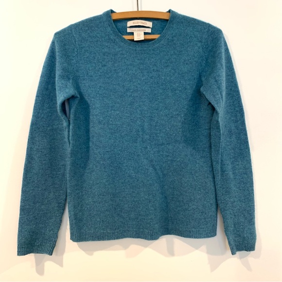 Ellen Tracy Sweaters - Ellen Tracy Crewneck Cashmere Sweater